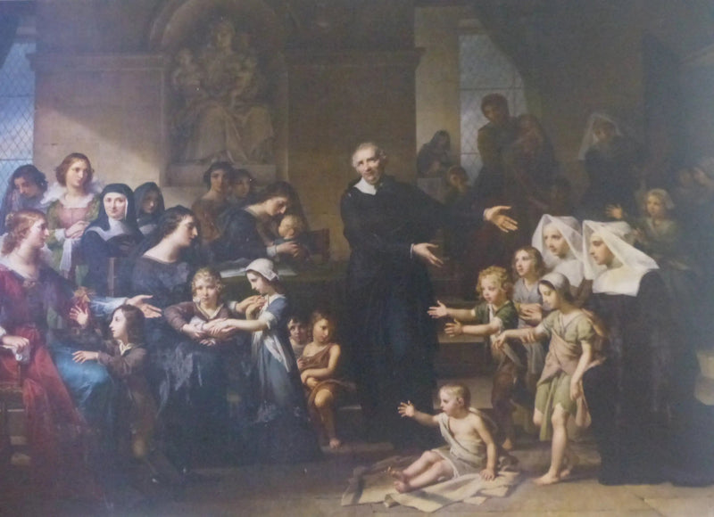 Sint Vincentius a Paulo predikt de liefdadigheid - Charles Meynier

Source:
Saint Vincent de Paul prêchant la charité - Charles Meynier