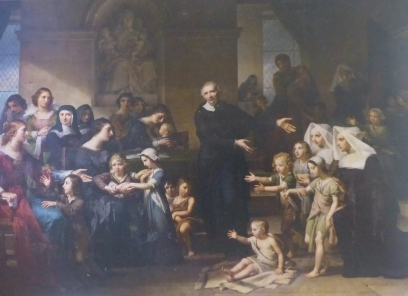 Sint Vincentius a Paulo predikt de liefdadigheid - Charles Meynier

Source:
Saint Vincent de Paul prêchant la charité - Charles Meynier