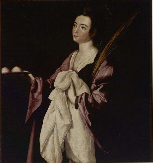 Sint Agatha - Francisco de Zurbarán