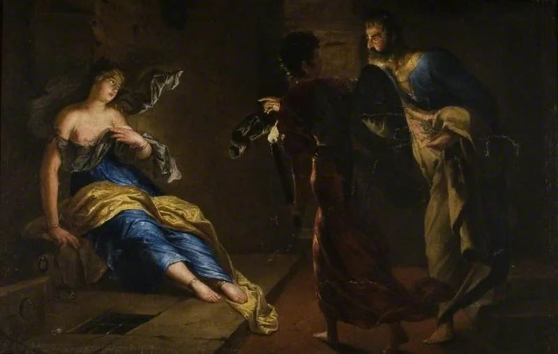 Heilige Agatha genezen door Sint Petrus - Gerrit van Honthorst