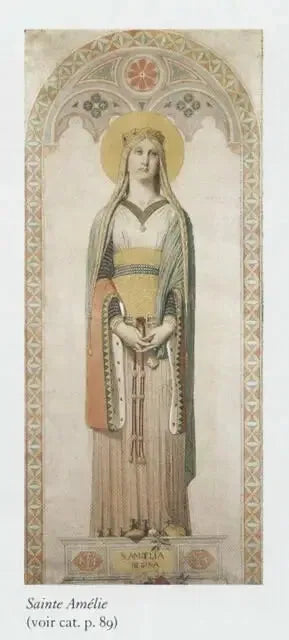 Sint-Amand, koningin van Hongarije - Jean-Auguste-Dominique Ingres