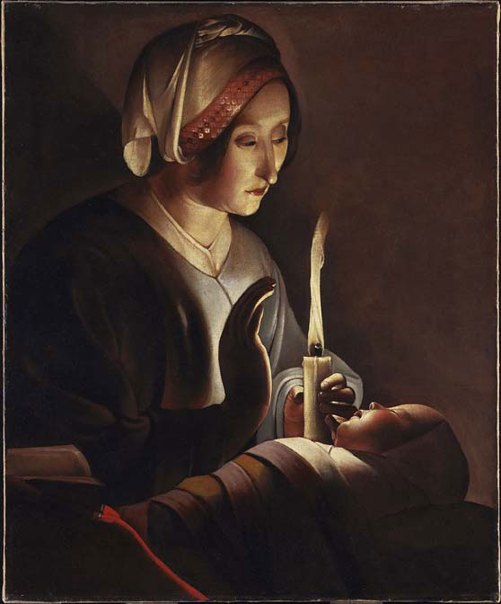 Sint Anna met het Kind Jezus - Georges de La Tour