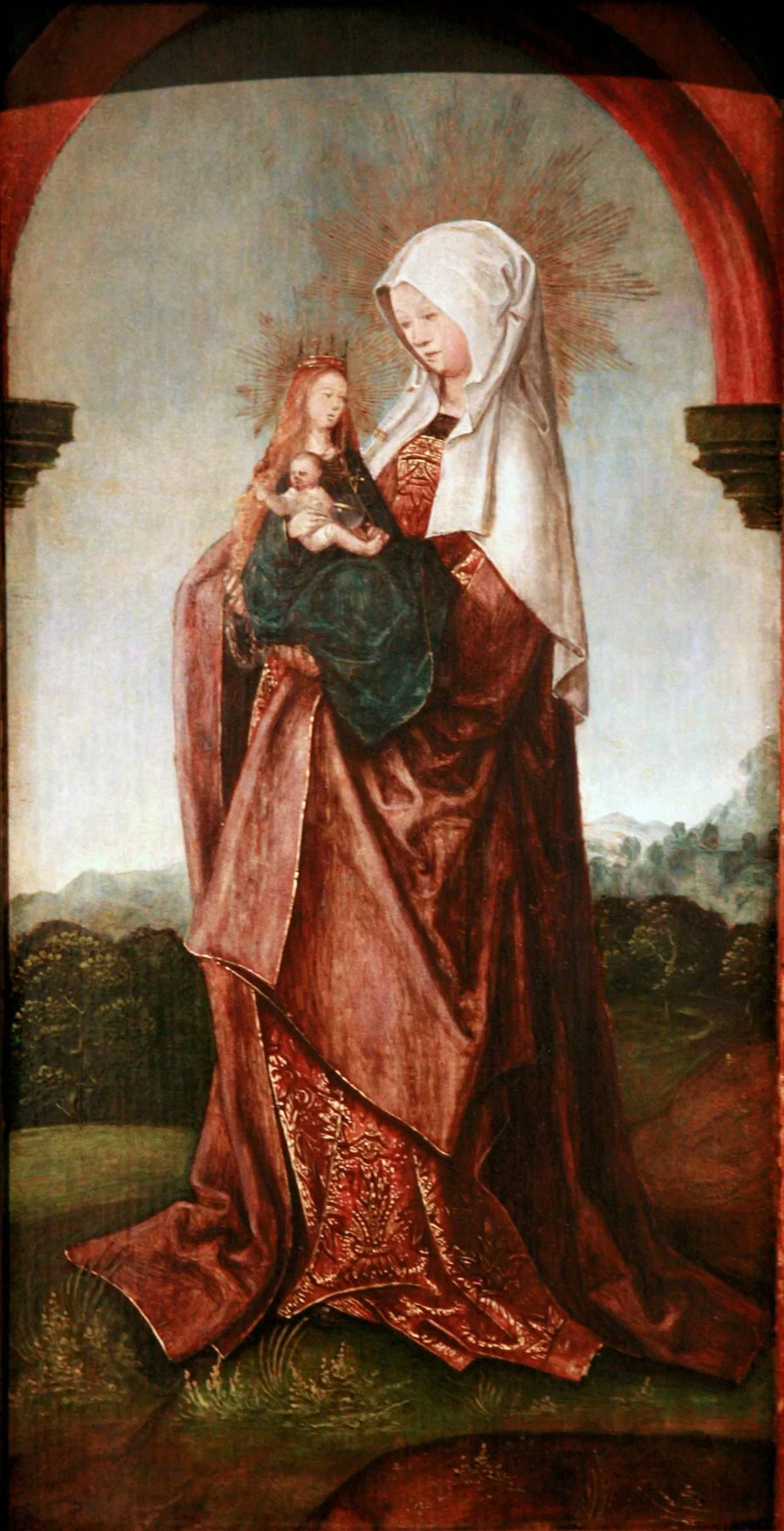 Sint Anna met de Maagd en het Kind - Jacob Cornelisz van Oostsanen
