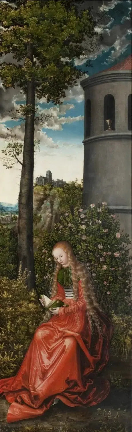 Sint Barbara - Lucas Cranach de Oudere