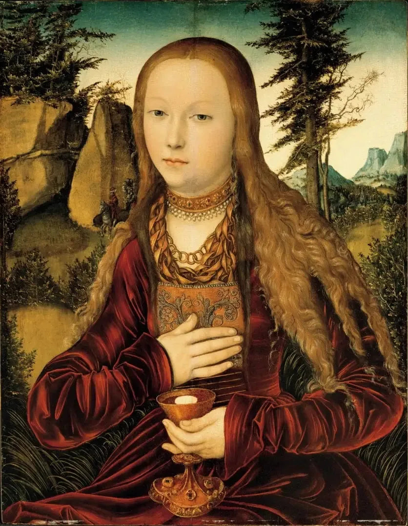 Sint Barbara - Lucas Cranach de Oudere