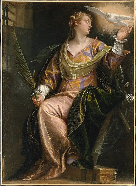 Sint-Catharina van Alexandrië in de gevangenis - Paul Véronèse

Source:
Sainte Catherine d'Alexandrie en prison - Paul Véronèse