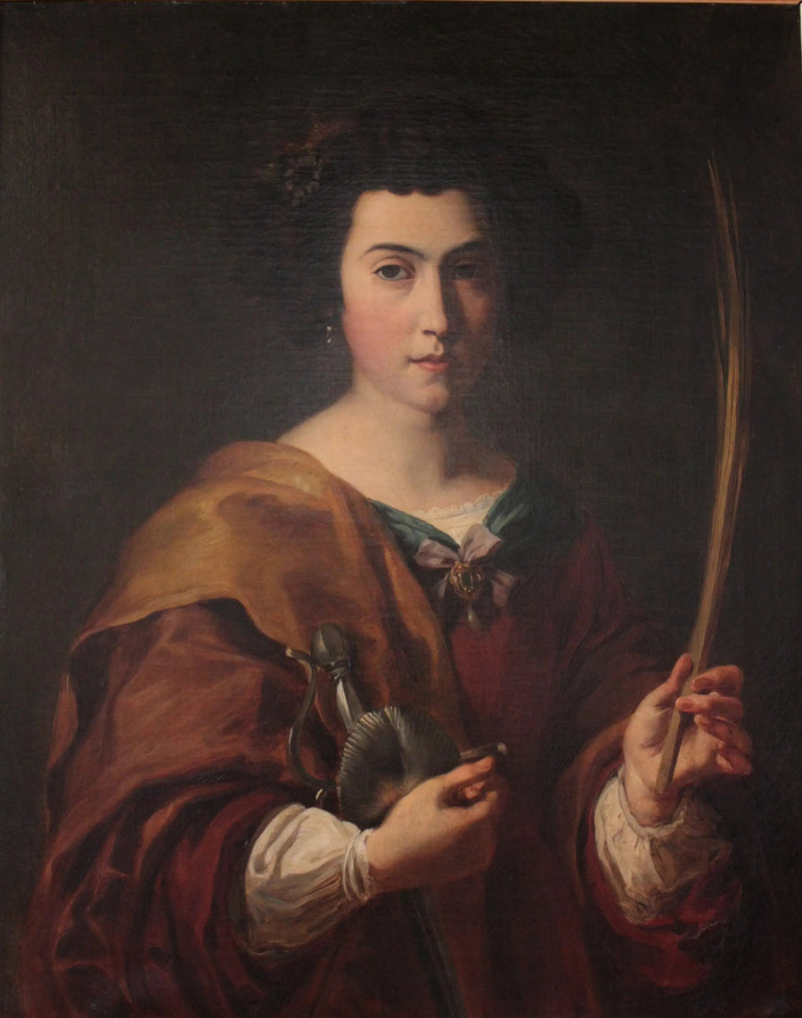 Heilige Catharina van Alexandrië - Eugène Delacroix
