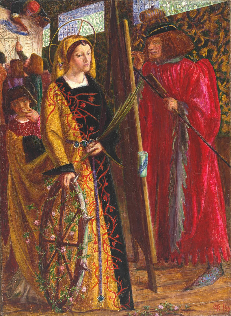 Sint Catharina - Dante Gabriel Rossetti