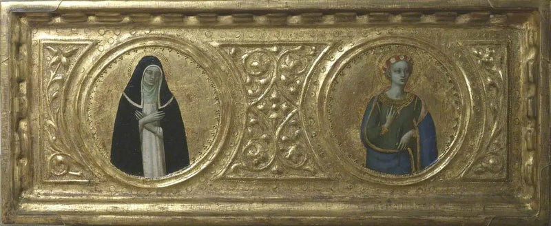 Sint Catharina van Siena en Heilige Cecilia (vooruitspringend deel, linker paneel) - Fra Angelico

Source:
Sainte Catherine de Sienne et Sainte Cécile (prédelle, panneau de gauche) - Fra Angelico