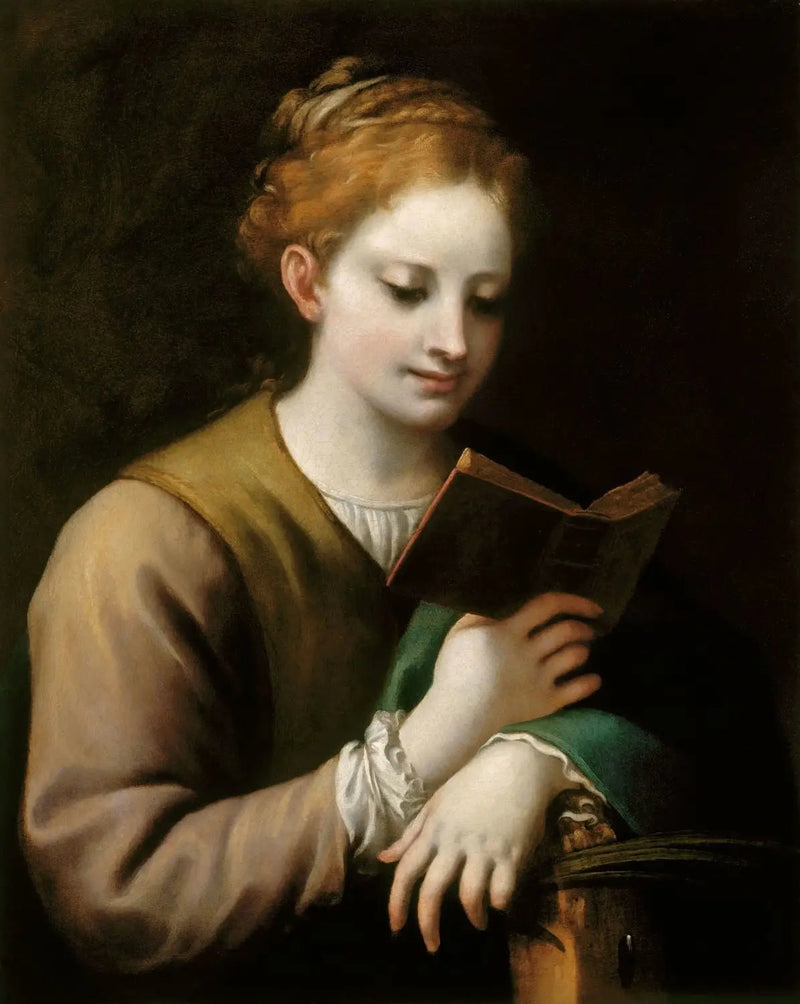 Sint Catharina lezend - Antonio da Correggio