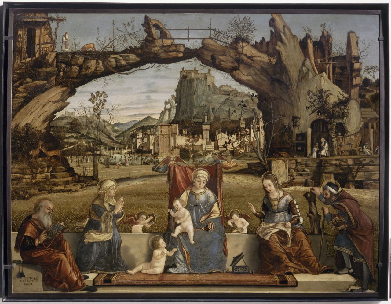 Sainte Conversation - Vittore Carpaccio - Alpha Reproduction