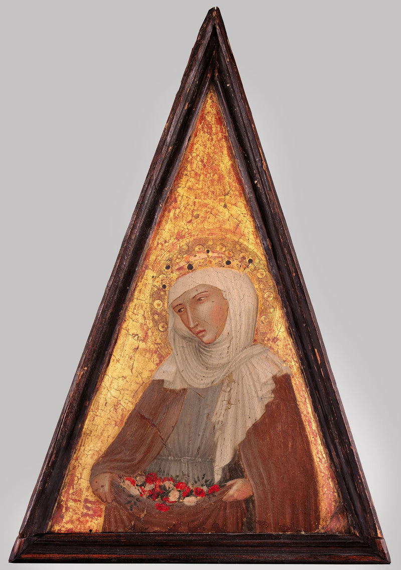 Sint Elisabeth van Hongarije - Ambrogio Lorenzetti