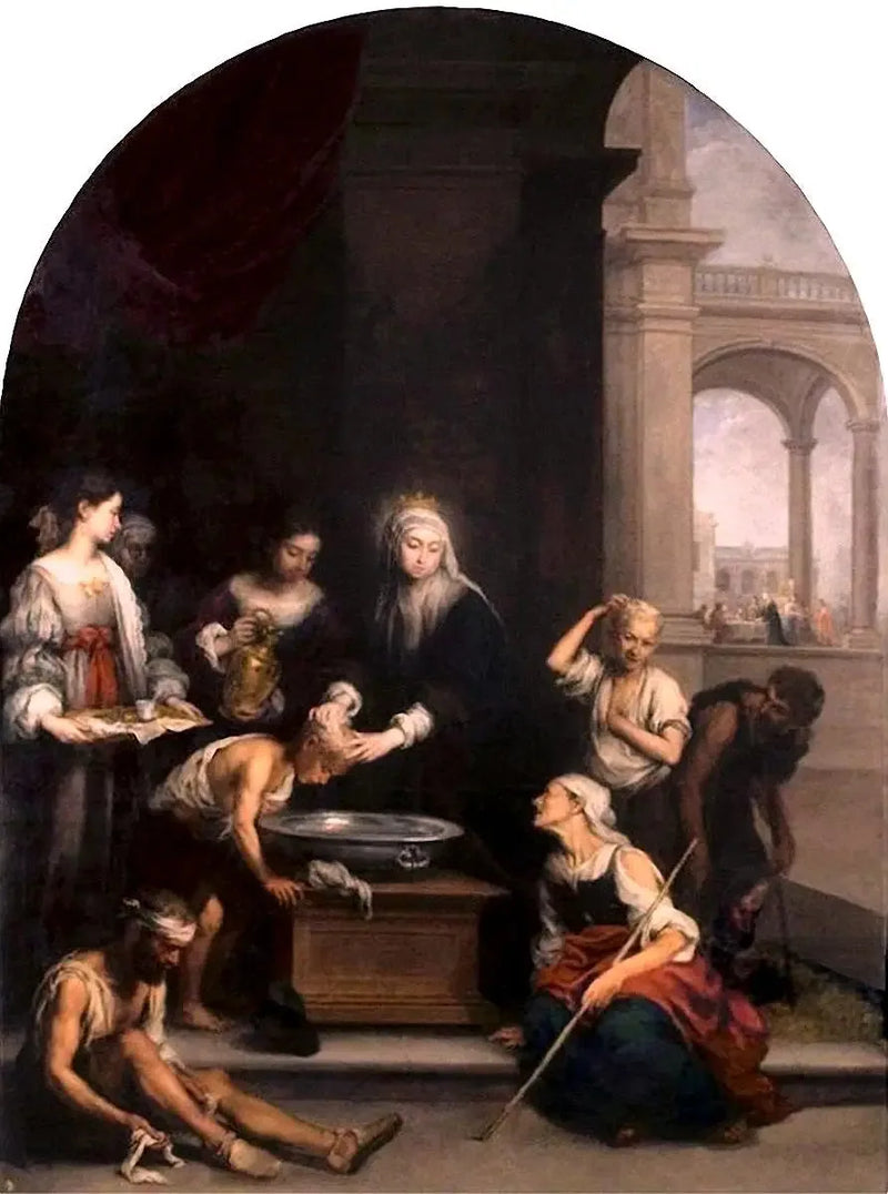Sint-Elisabeth die de jeukers verzorgt - Bartolomé Esteban Murillo

Source:
sainte Élisabeth soignant les teigneux - Bartolomé Esteban Murillo