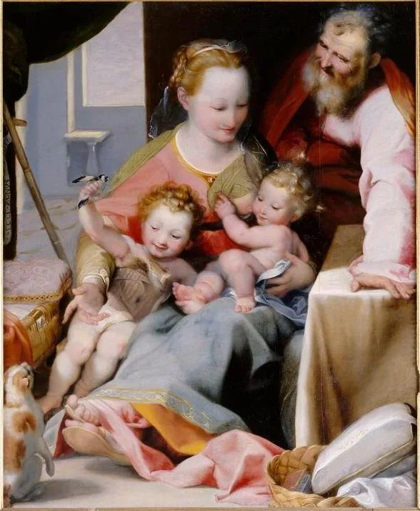 Heilige Familie met kat - Federico Barroci