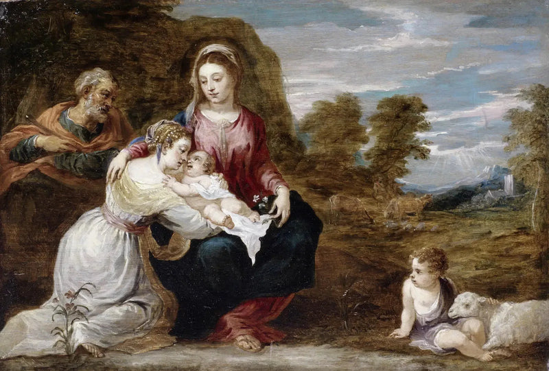 Heilige Familie met heilige Elisabeth en de jonge Johannes - David Teniers de Jonge

Source:
Sainte Famille avec sainte Élisabeth et saint Jean enfant - David Teniers le Jeune
