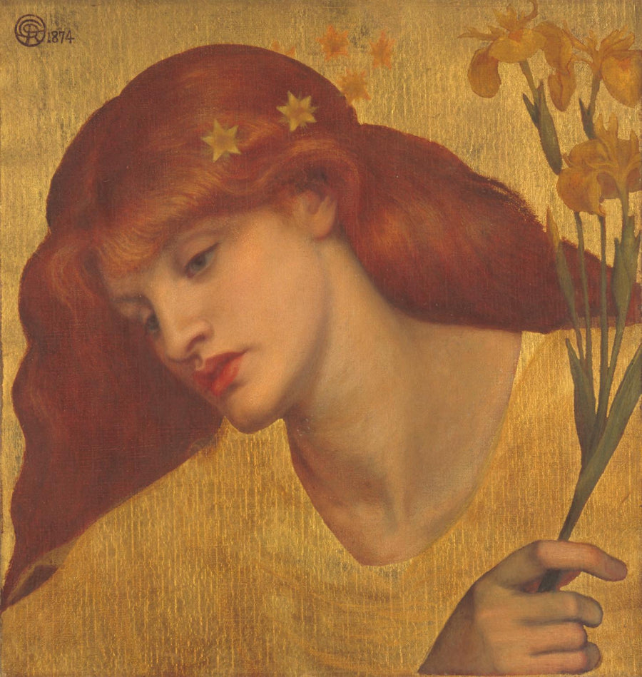 Heilige Lilias - Dante Gabriel Rossetti
