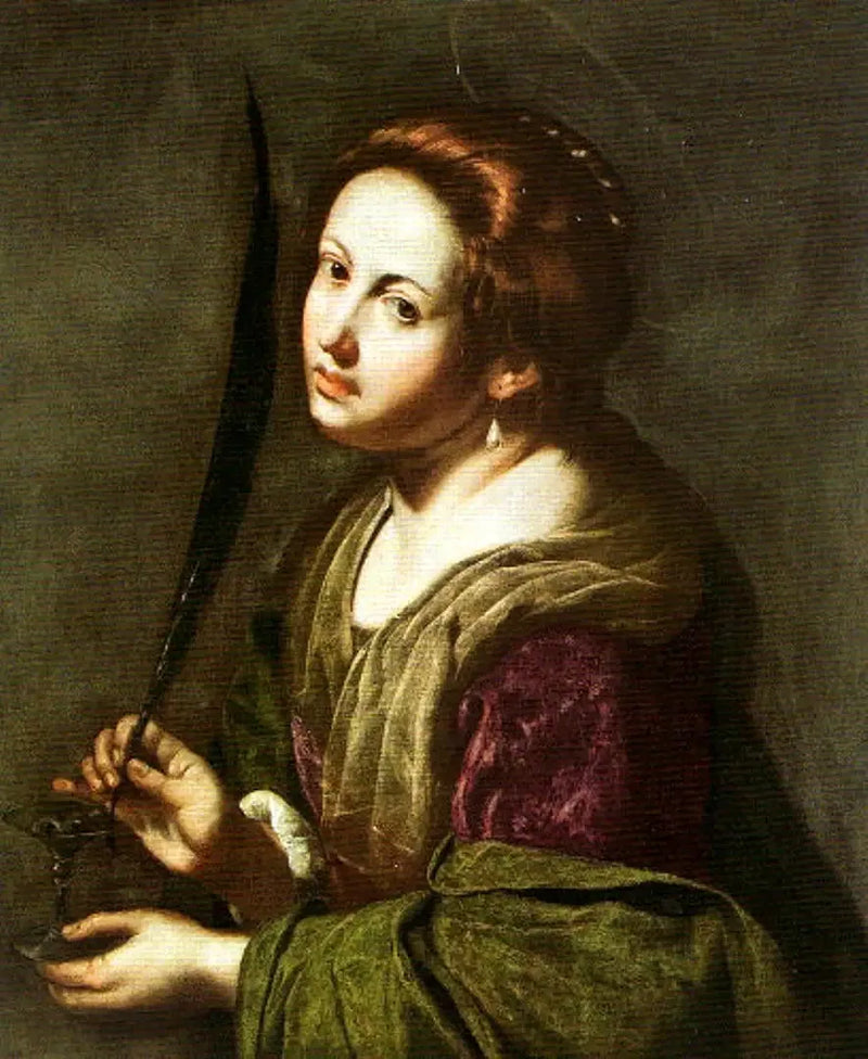 Sint Lucia. - Artemisia Gentileschi