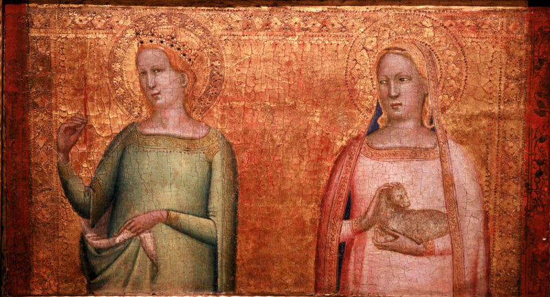 Sint Margaretha en Sint Agnes - Bernardo Daddi