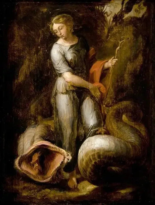 Sint-Margaretha en de Draak - David Teniers de Jonge

Source:
Sainte Marguerite et le Dragon - David Teniers le Jeune