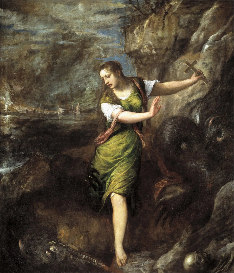 Sint Margaretha en de draak - Titian