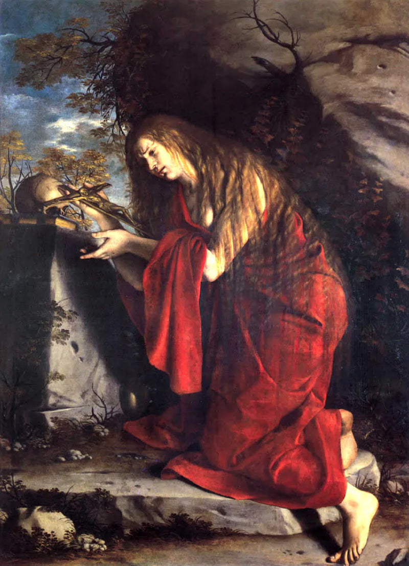 Sint Maria Magdalena in boetedoening - Orazio Gentileschi