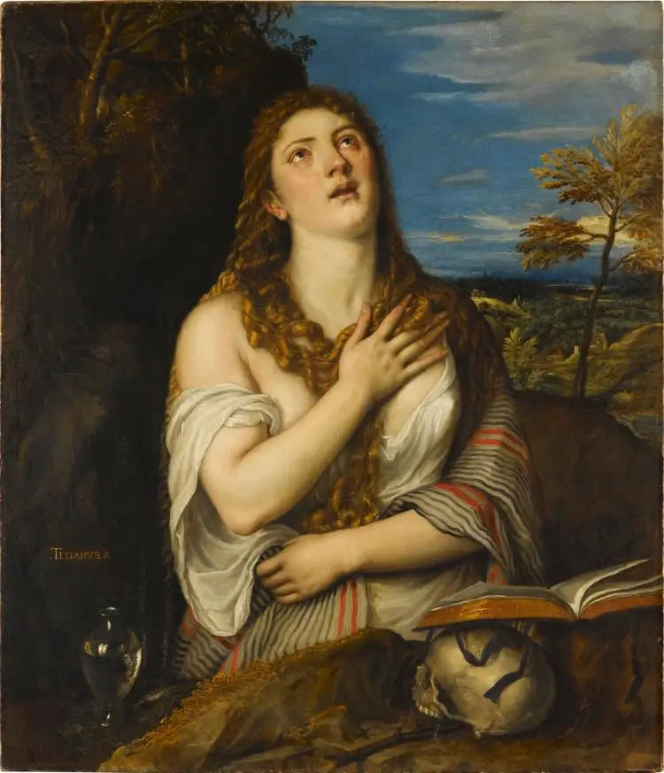Sint Maria Magdalena in boetedoening - Titian