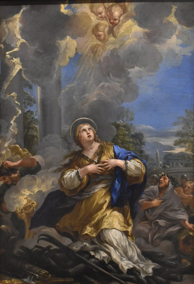 Sint-Maartje weigert de afgoden te aanbidden - Pietro da Cortona