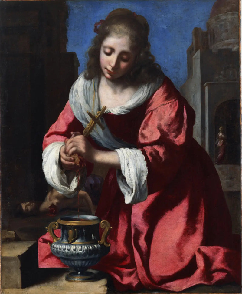 Heilige Praxedis - Johannes Vermeer
