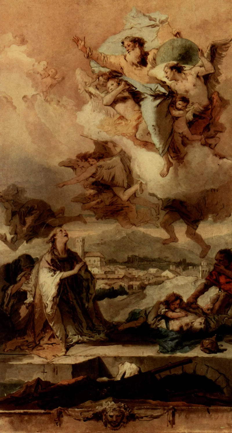 Sint Thecla bidt voor de pestlijders - Giovanni Battista Tiepolo