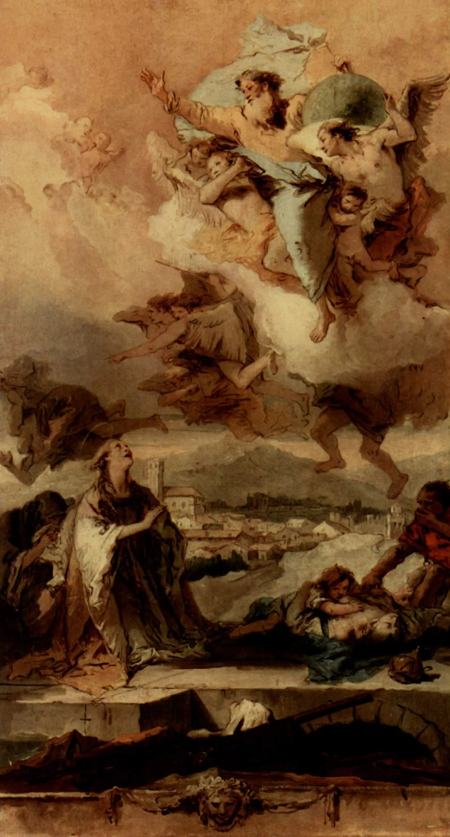 Sint Thecla bidt voor de pestlijders - Giovanni Battista Tiepolo
