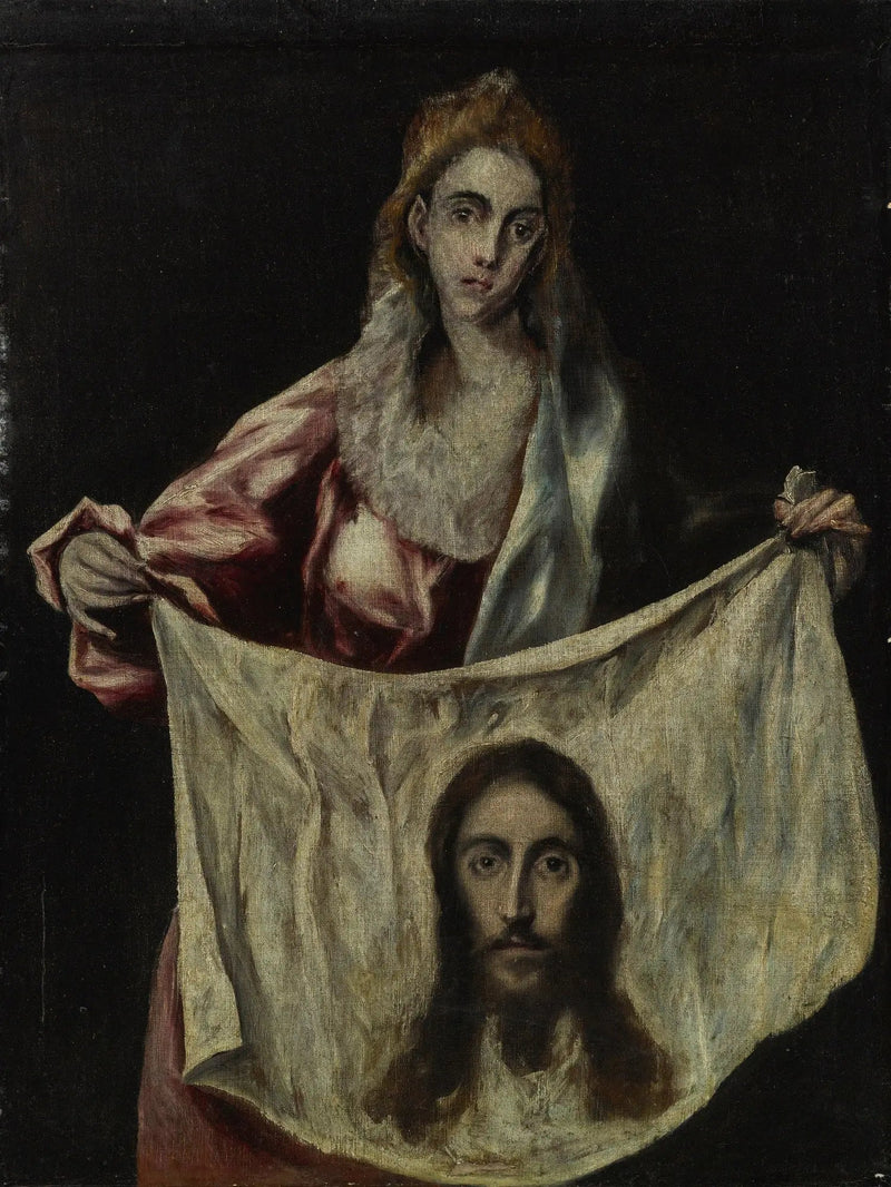 Sint-Veronica huurder van een hoofddoek - El Greco