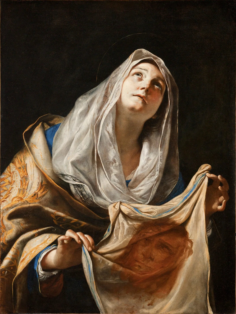 Sint Veronica huurt haar sluier - Mattia Preti