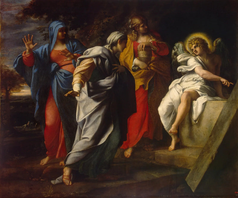 Heilige vrouwen bij het graf van Christus - Annibale Carracci