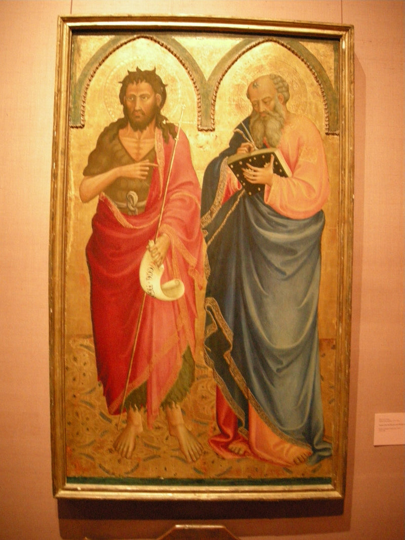 Heilige Jeanne Baptiste en Matteüs - Bicci di Lorenzo