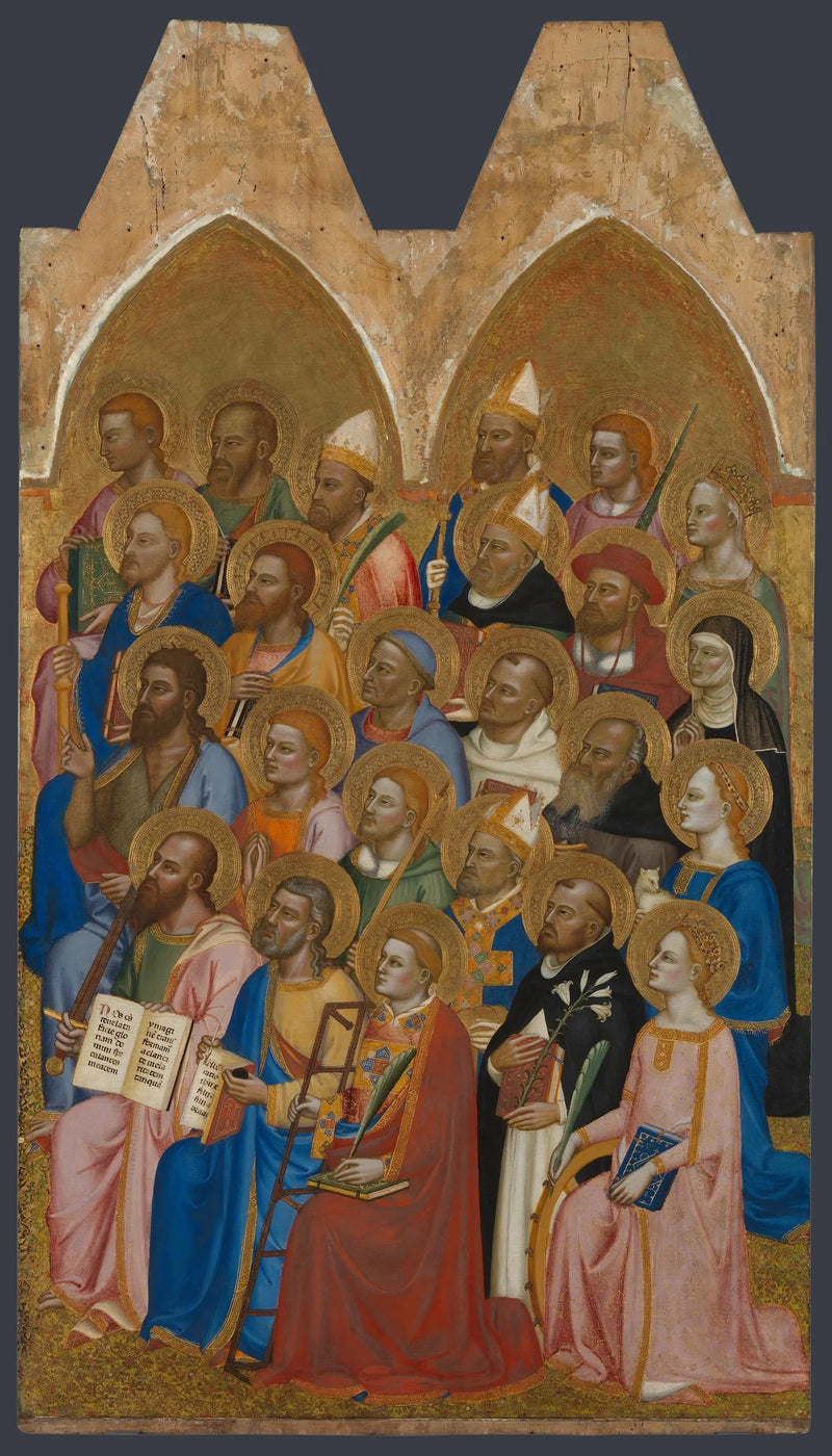 Heiligen aanhangers: Hoofdpaneel rechts - Jacopo di Cione