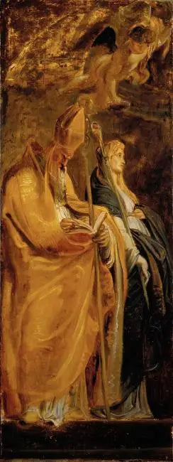 Heiligen Amand en Walburga - Peter Paul Rubens