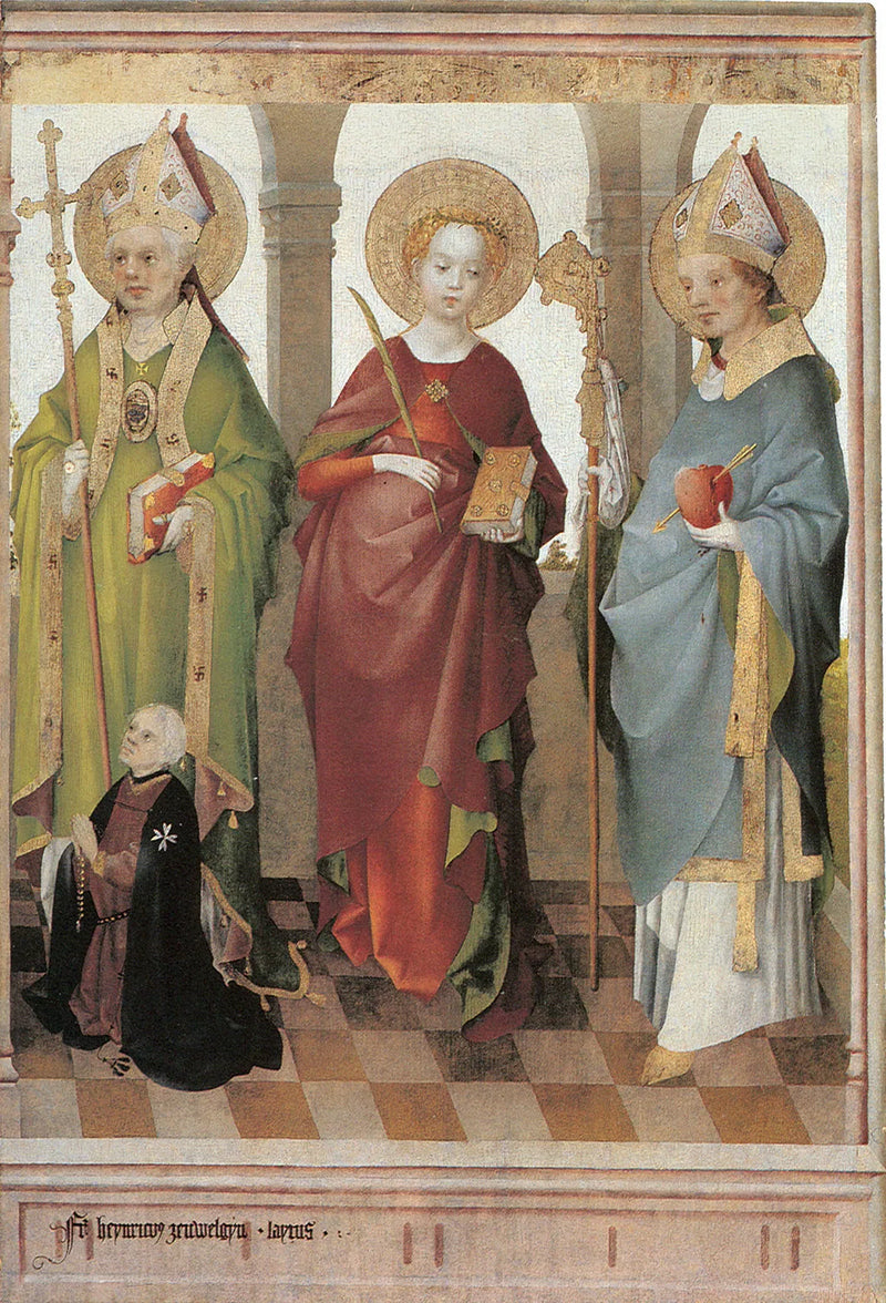 Heiligen Ambrosius, Cécile en Augustinus - Stefan Lochner
