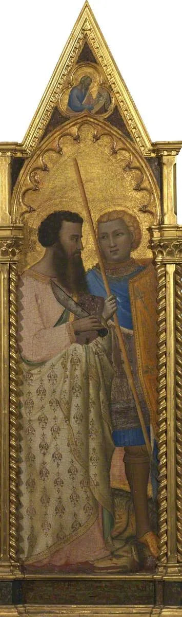 Sint-Barthélemi en Georges (polyptiek, paneel 2 van 5) - Bernardo Daddi