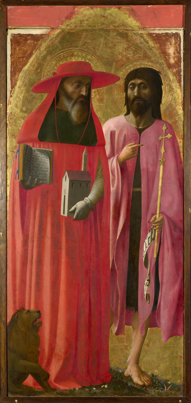 Sint-Hermen en Johannes de Doper - Masaccio