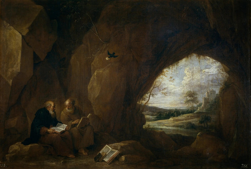 Sint Paulus en Antonius Abt in een grot - David Teniers de Jonge

Source:
Saints Paul et Antoine Abbé dans une grotte - David Teniers le Jeune