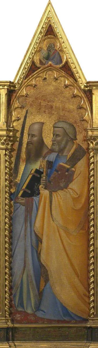 Sint-Pieter en Paulus (polyptych, paneel 4 van 5) - Bernardo Daddi