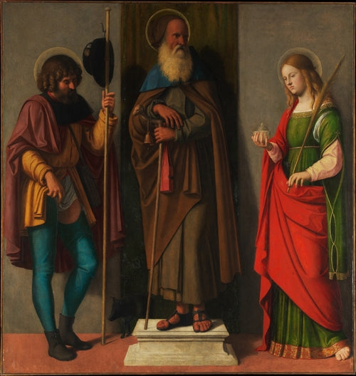Saints Roch Antoine Abbé et Lucie - Cima da Conegliano - Alpha Reproduction
