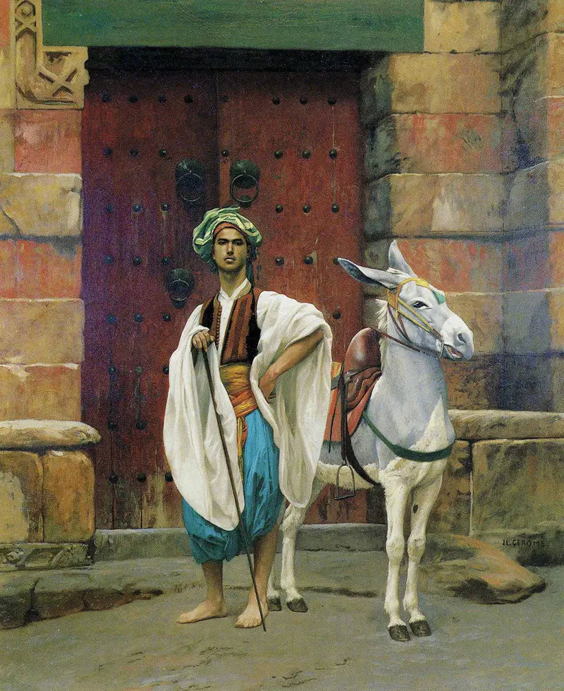 Saïs en zijn ezel - Jean-Léon Gérôme