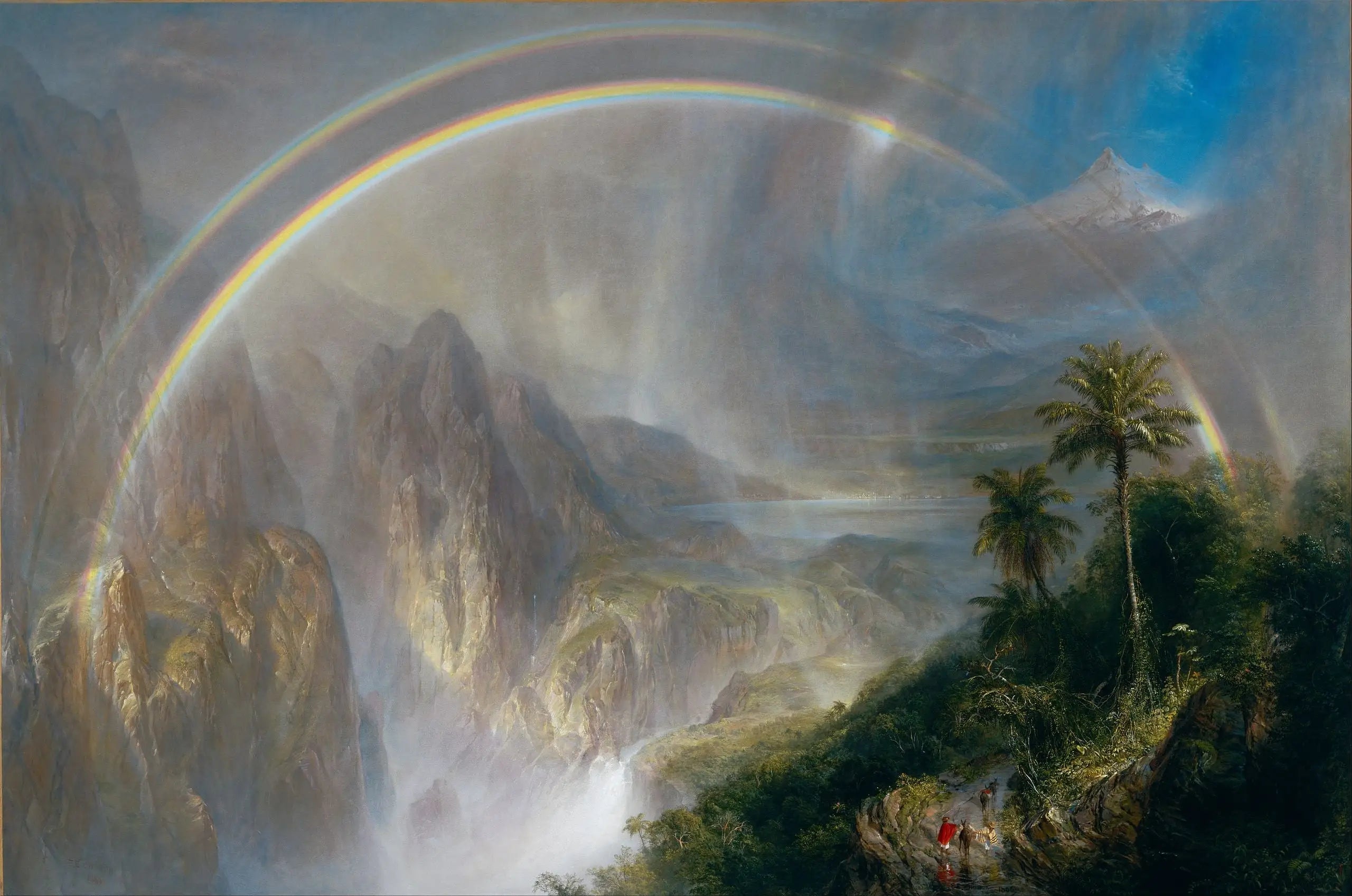 Saison des pluies sous les tropiques - Frederic Edwin Church - Alpha Reproduction