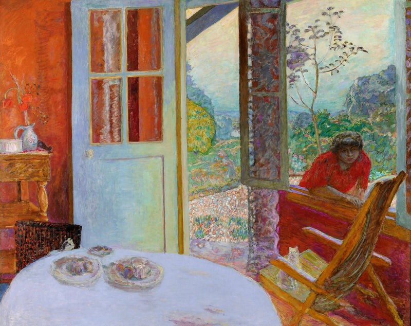 Eetkamer op het platteland - Pierre Bonnard