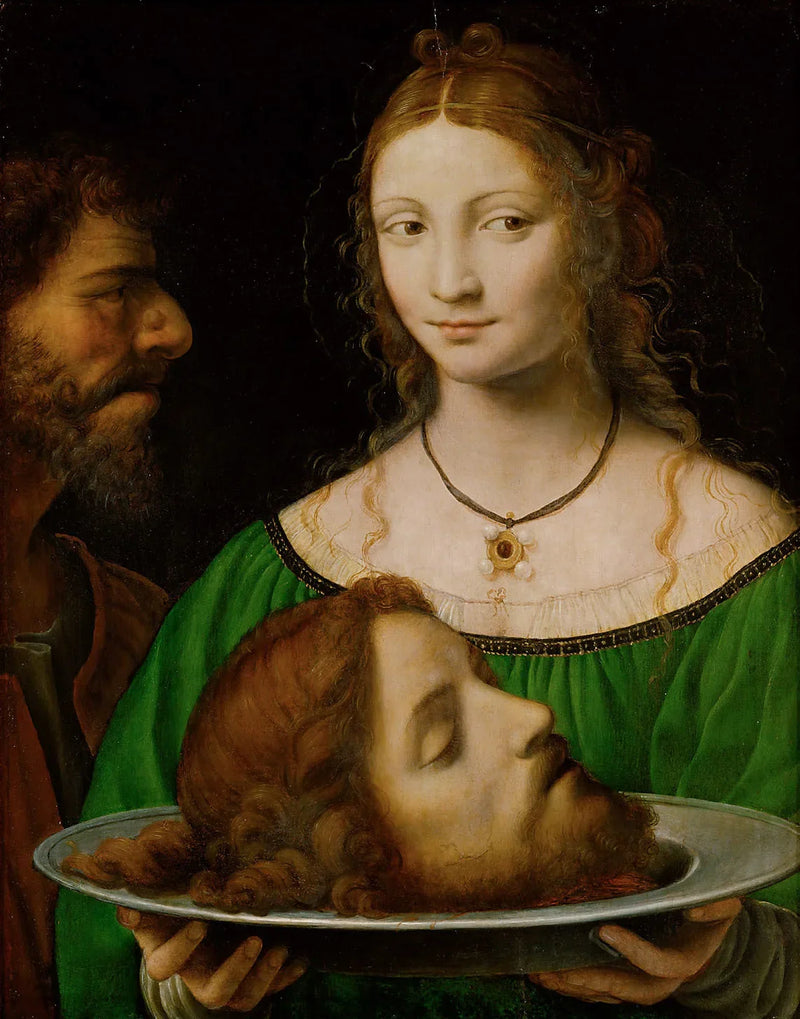 Salomé met het hoofd van Johannes de Doper - Bernardino Luini