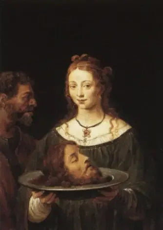 Salomé met het hoofd van Johannes de Doper - David Teniers de Jonge

Source:
Salomé avec la tête de Jean-Baptiste - David Teniers le Jeune