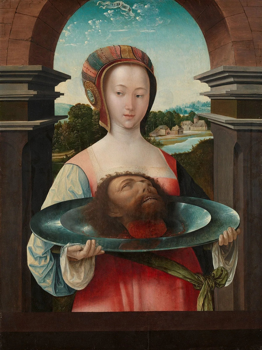 Salomé met het hoofd van Johannes de Doper - Jacob Cornelisz van Oostsanen