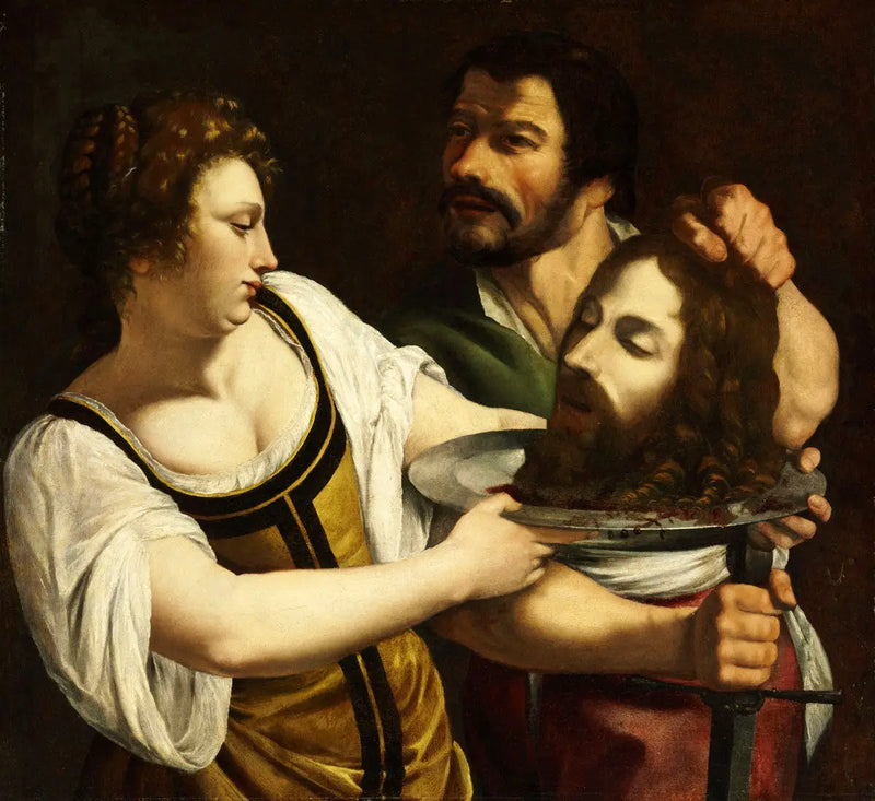 Salomé met het hoofd van Johannes de Doper - Artemisia Gentileschi