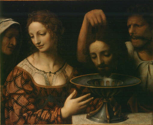 Salomé met het hoofd van Johannes de Doper - Bernardino Luini
